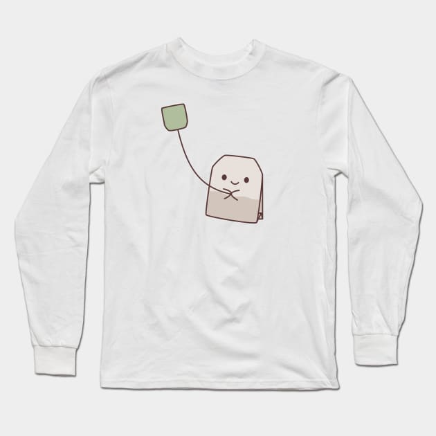 Teabag Kite (Light) Long Sleeve T-Shirt by blacklines